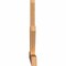 Ekena Millwork Saratoga Timber Gable Bracket, Western Red Cedar, 108"W x 45"H x 3 1/2"D x 5 1/2"F, 10/12 Pitch GBW108X45X0406SAR00SWR - alternate 5